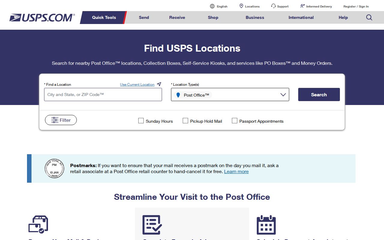 Henrico County ZIP code directory USPS location finder